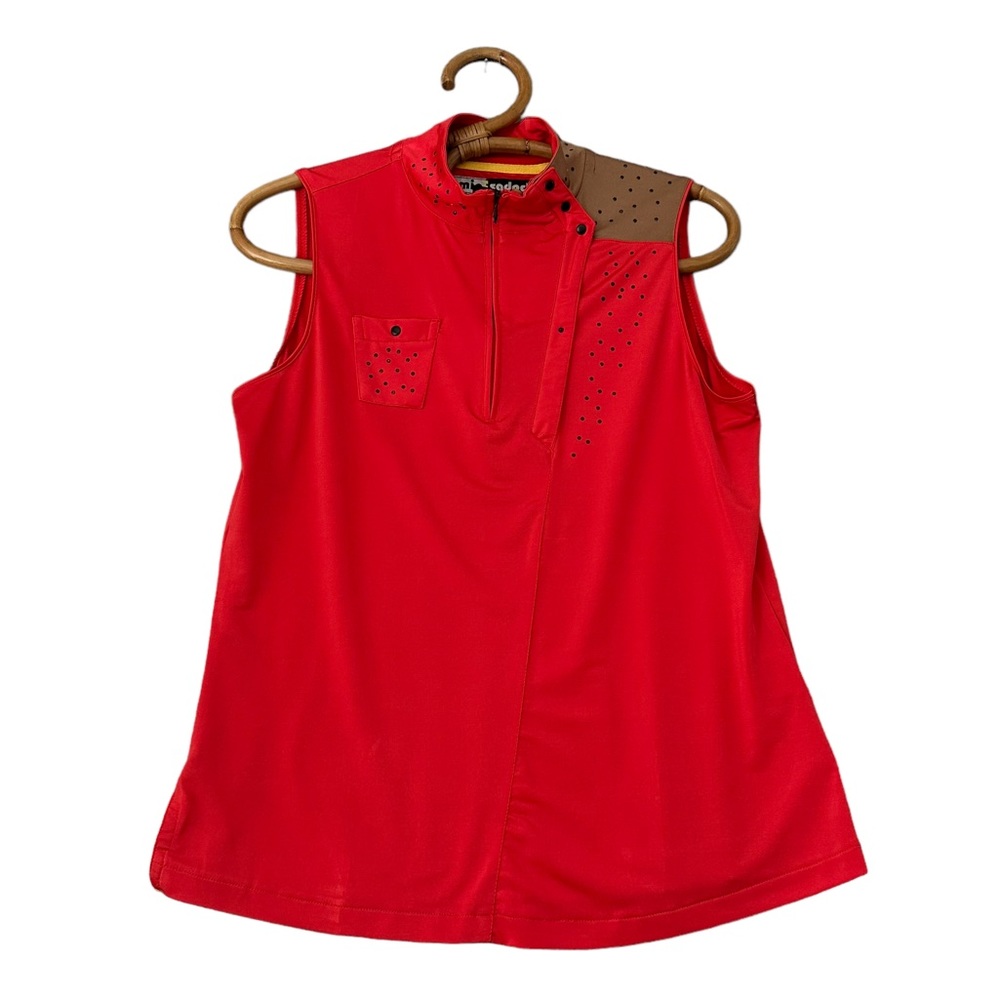 Jamie Sadock | Sleeveless Golf Shirt Size M